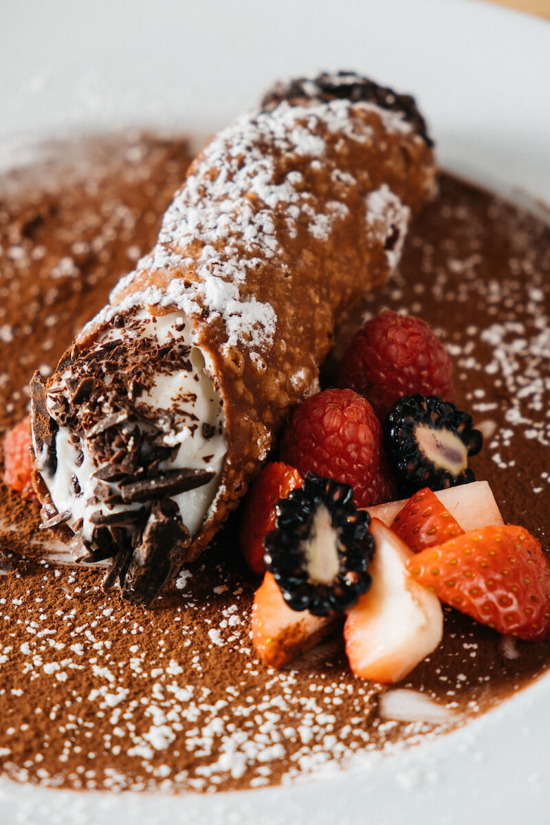 Sicilian cannolo. Photo: Pasta Bar