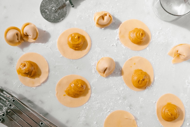 Tortelli in the making. Photo: Pasta Bar