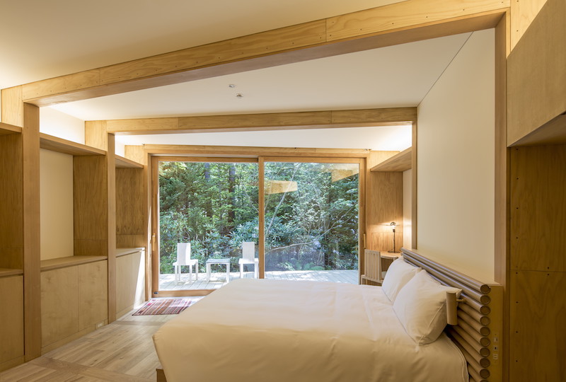 Ground floor guest room. Photo: Shishi-Iwa House