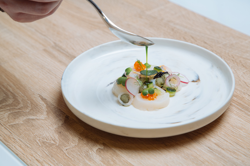 Cured scallops. Photo: Subrosa