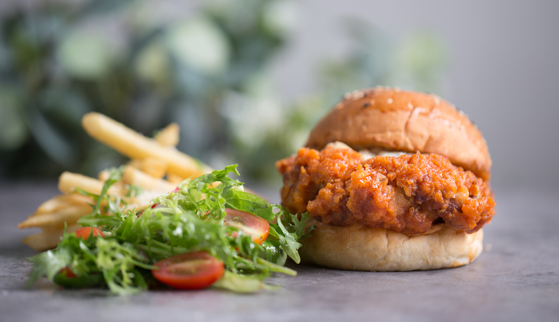 Sriracha chicken burger. Photo: The Marmalade Pantry