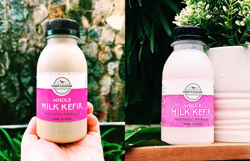 Hojicha and blueberry kefir. Photo: Craft & Culture - Kombucha, Kefir & Probiotics Singapore/Facebook