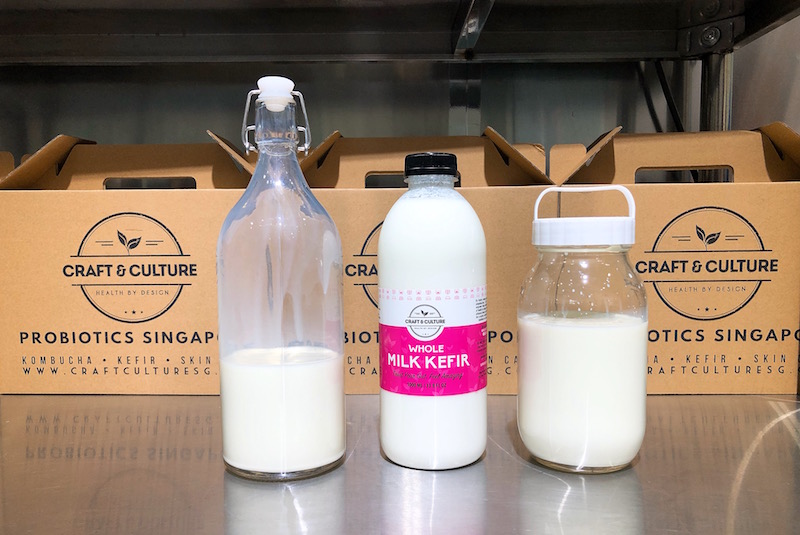 Ingredients for brewing kefir. Photo: Coconuts Media