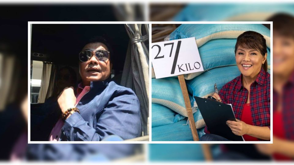 Senatorial candidates Jinggoy Estrada and Imee Marcos. Photo: Mark Demayo/ABS-CBN News; Marcos’ Facebook account