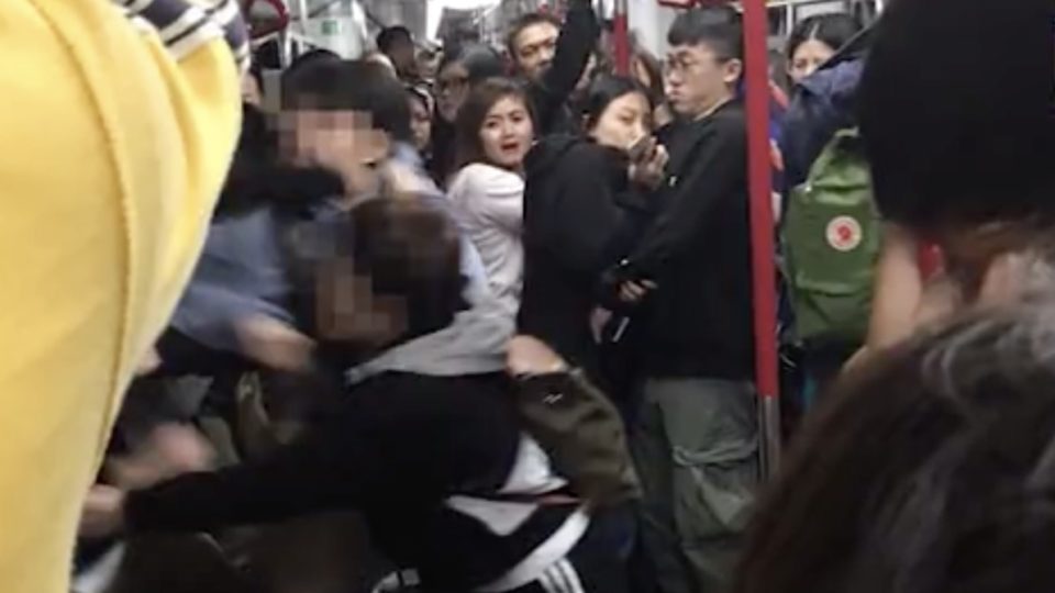 Screengrab via Apple Daily video.