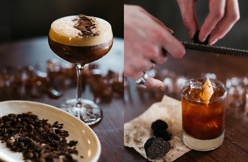 Truffled Old Fashioned and The Last Caffe. Photo: Pasta Bar