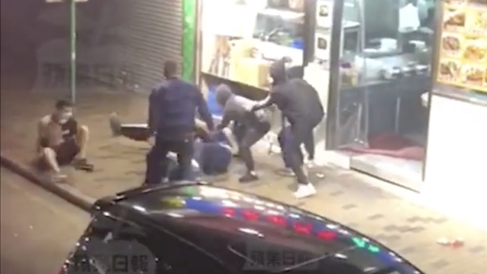 Screengrab via Apple Daily video.