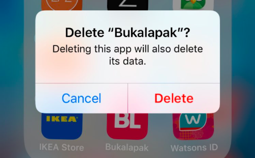 A post from the viral hashtag #UninstallBukalapak