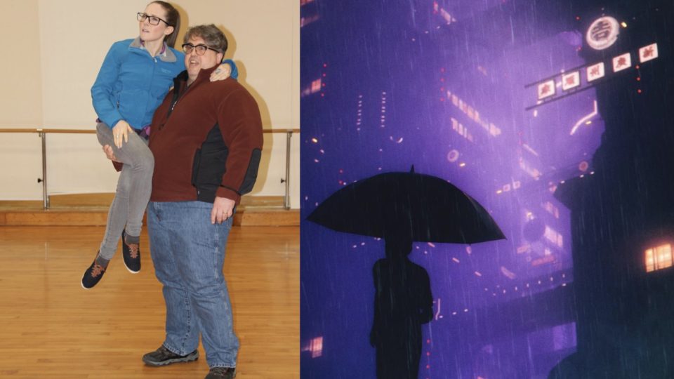 (L to R): Actors from the HK Shakespeare Performance Association, in rehearsal for this week’s performance of A Midsummer Night’s Dream, and an image shot by photographer Desmond Lo. Photos courtesy of HKSPA and Desmond Lo.