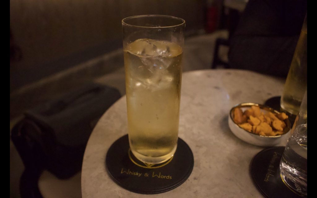 Whisky highball by new bar Whisky and Words. Photo by Vicky Wong.