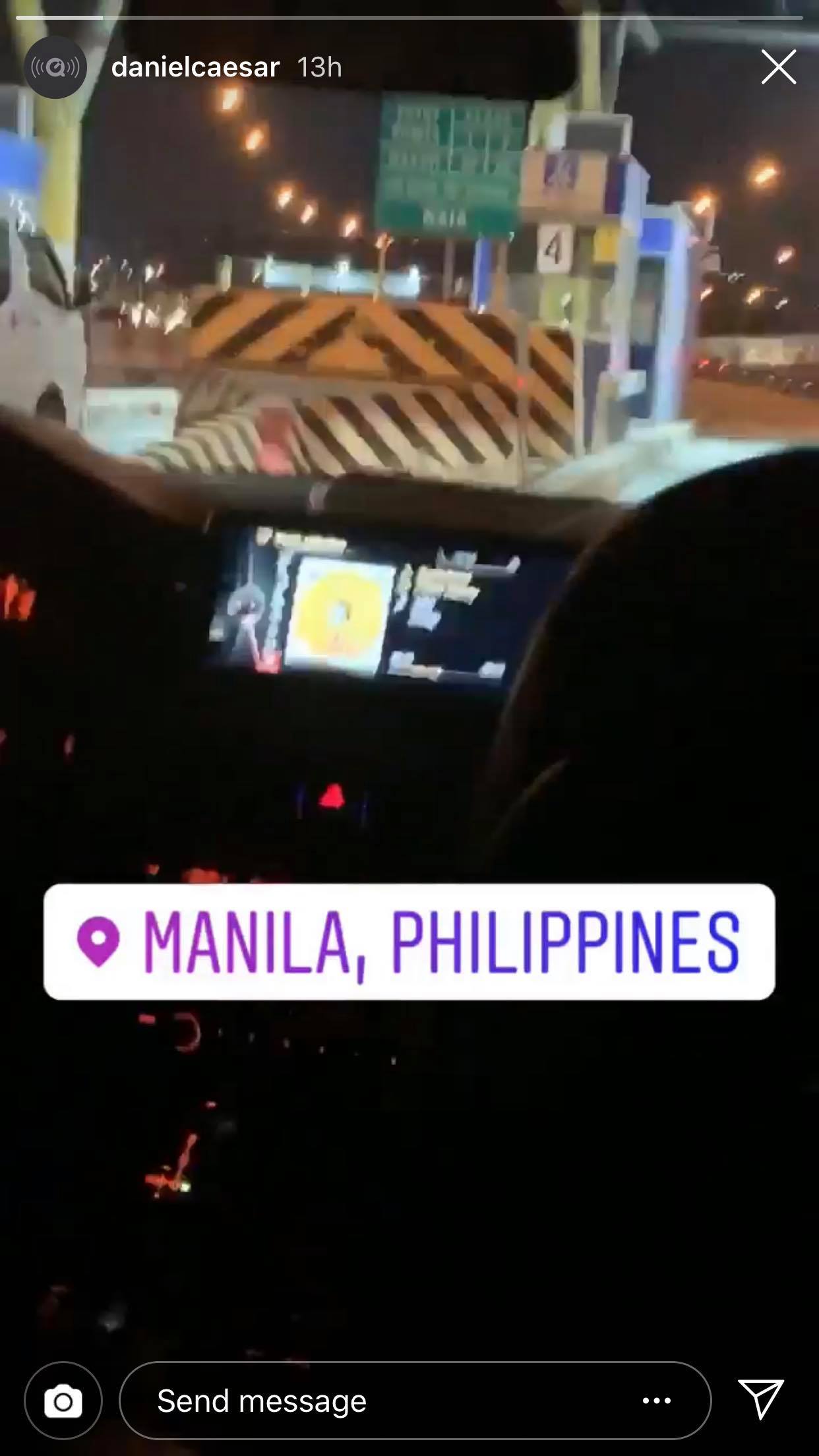 Screenshot from Daniel Caesar/Instagram