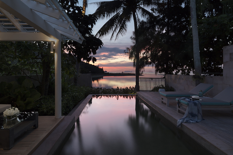 Beachfront villa pool patio. Photo: Avani+ Samui