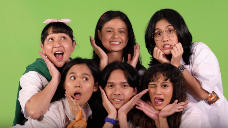 Cast of ‘Bebas’ (‘Free’), the Indonesian remake of South Korean hit ‘Sunny’. Photo: Youtube/Miles Films