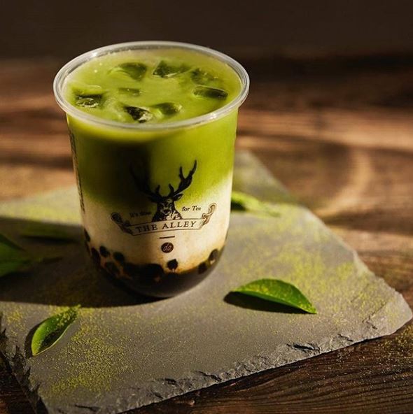 Matcha Brown Sugar Deerioca Milk. Photo: The Alley IG