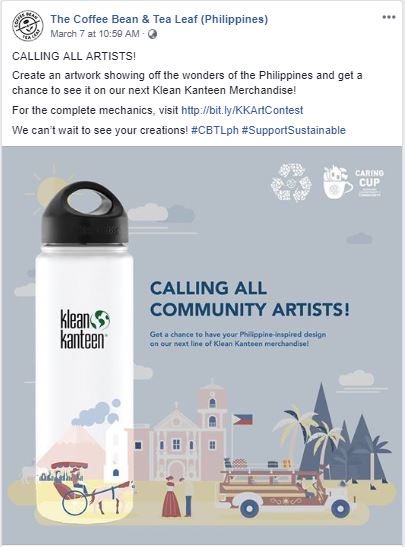 Photo: CBTL Philippines' Facebook account.