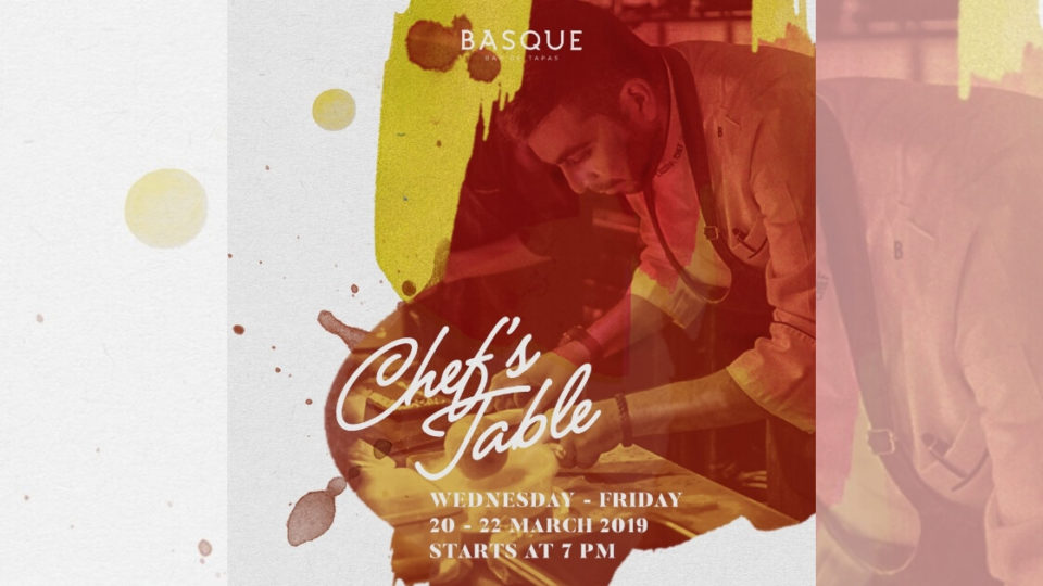 Chef’s Table is a four-course Spanish-Indonesian fusion special at Basque.