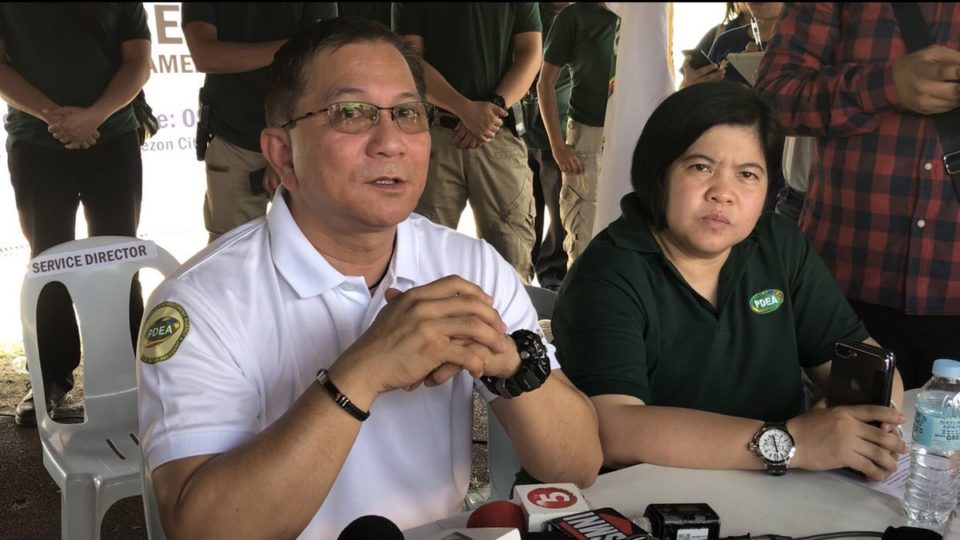 PDEA Director General Aaron Aquino. Photo: Angel Movido/ABS-CBN News.