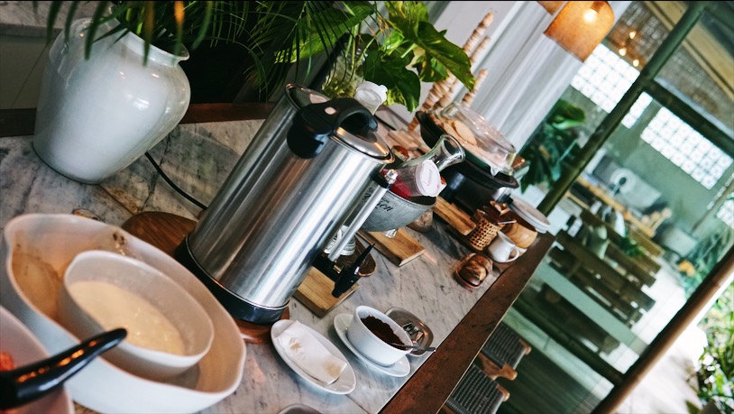 The breakfast buffet. Photo: Coconuts Bali