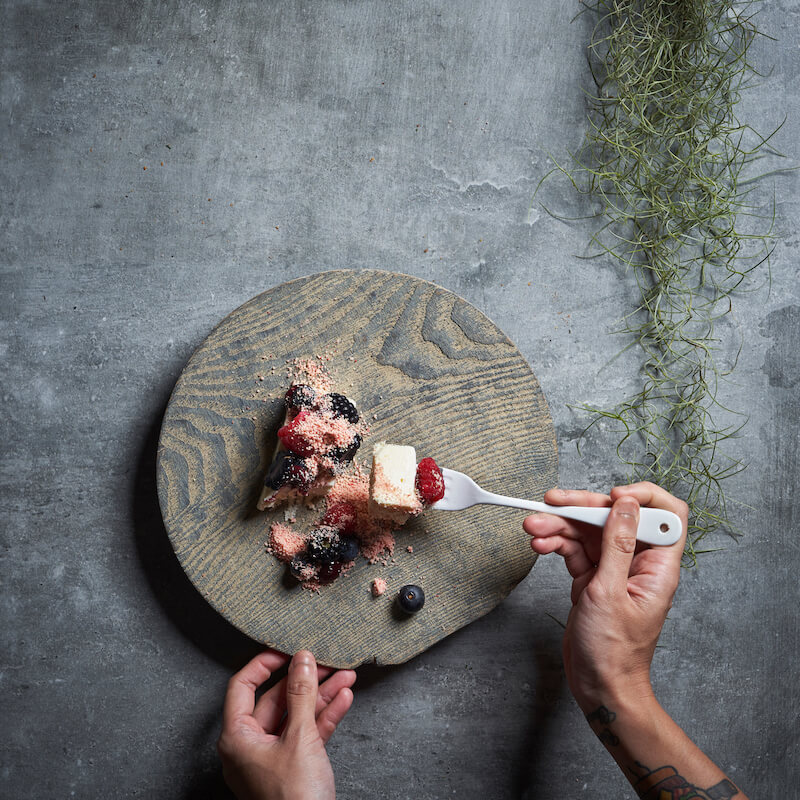 Goat's cheese parfait. Photo: Cheek Bistro