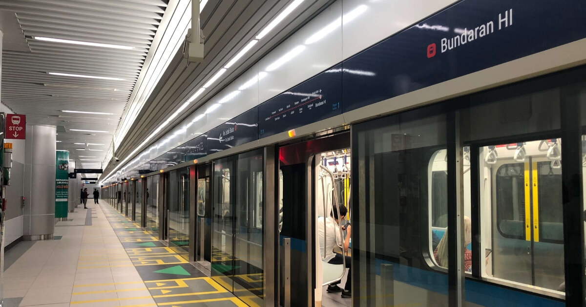 Bundaran HI MRT station. Photo: Nadia Vetta Hamid/Coconuts Media