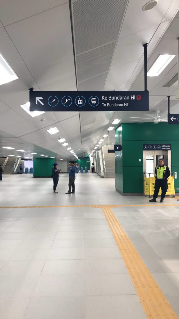 Lebak Bulus MRT station. Photo: Nadia Vetta Hamid/Coconuts Media