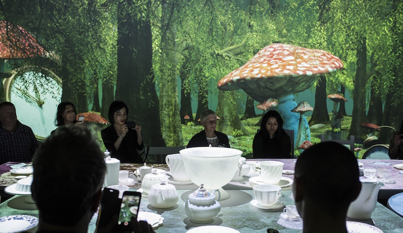 Mad Hatter’s Tea Party at Wonderland, ACMI. Photo: Phoebe Powell