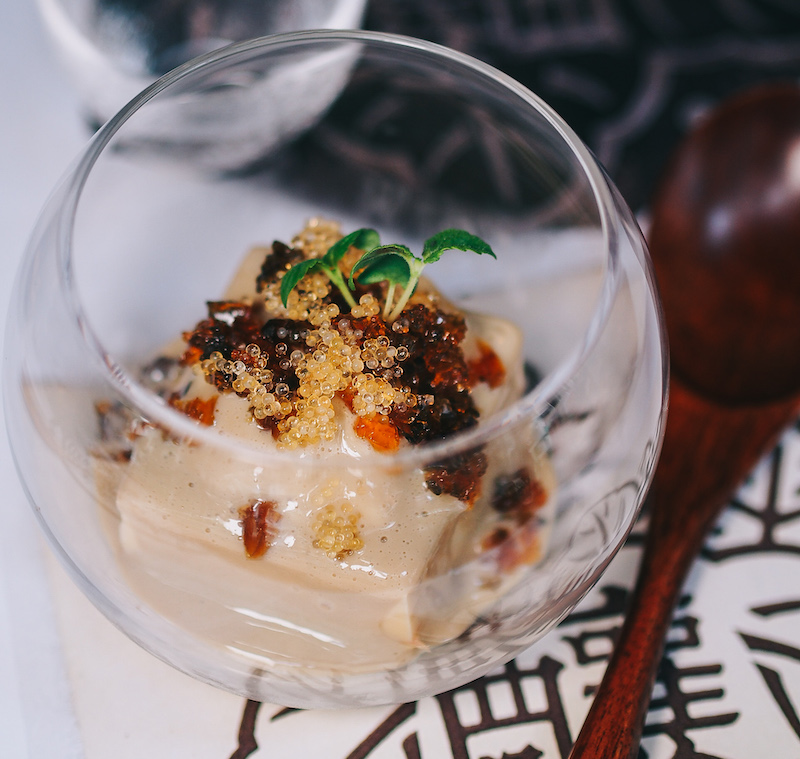 Ming Dynasty Egg Tofu. Photo: Chi Kinjo