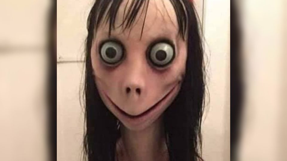 Momo, which allegedly appears online. Photo: Police Service of Northern Ireland’s Facebook page