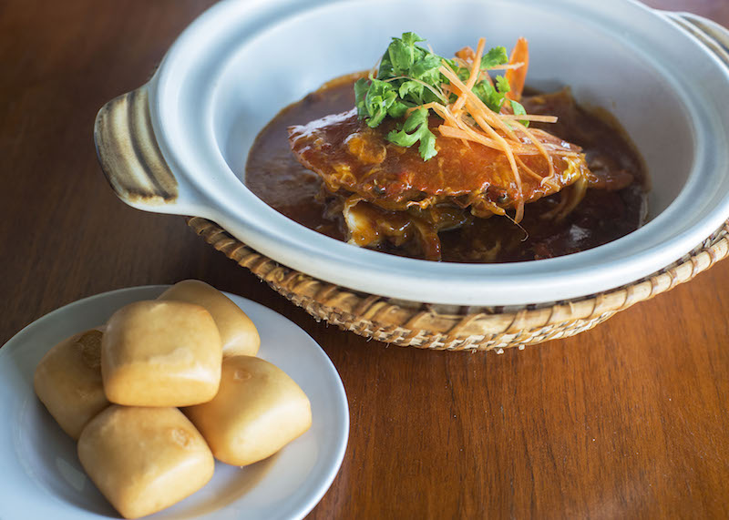 Whole chilli crab. Photo: Pince & Pints