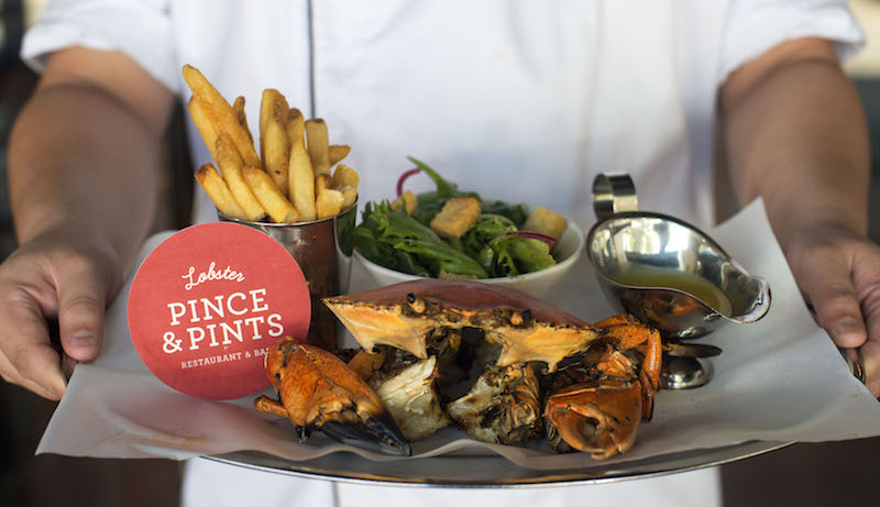 Whole grilled crab. Photo: Pince & Pints