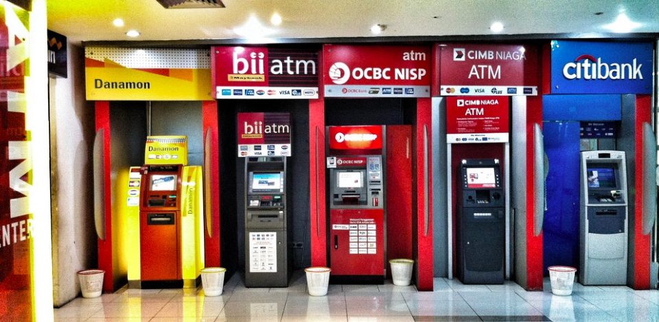 Indonesian ATMs. Photo: Flickr / Wayan Vota