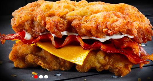 KFC Double Down. Photo: KFC Philippines website