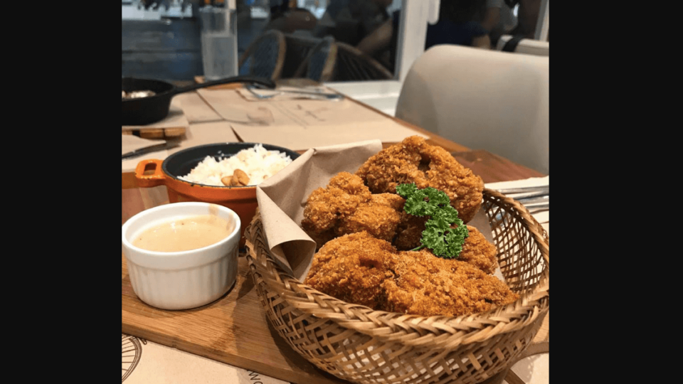 Katherine’s Café’s Cereal Fried Chicken. Photo: Kaka Corral