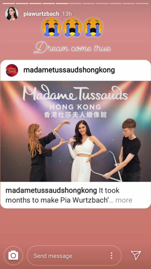 Pia Wurtzbach. Photo: Wurtzbach's Instagram account