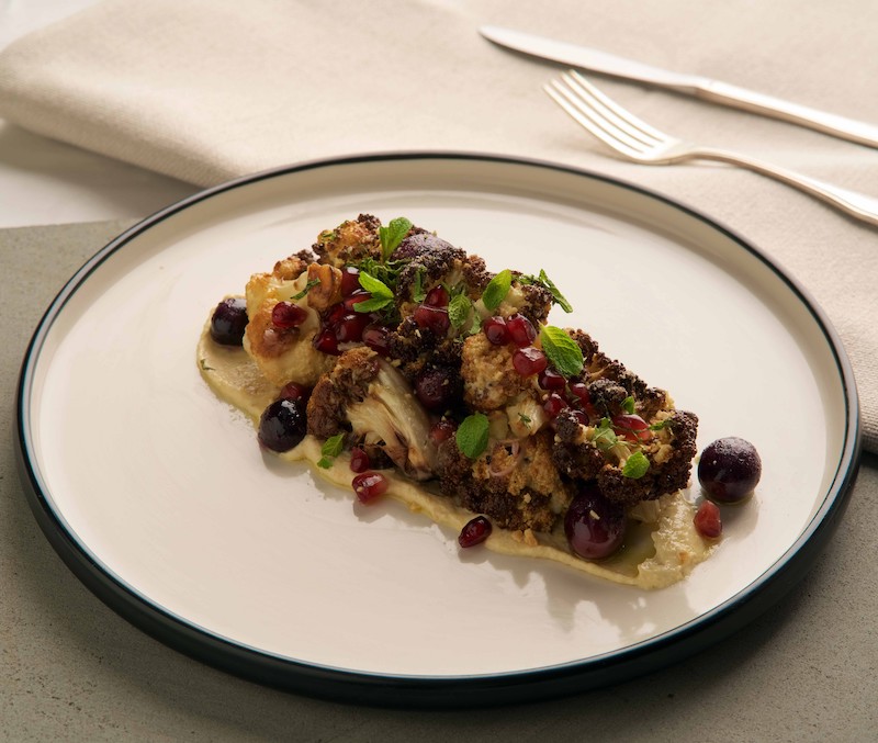 Roasted cauliflower salad. Photo: Strangers' Reunion