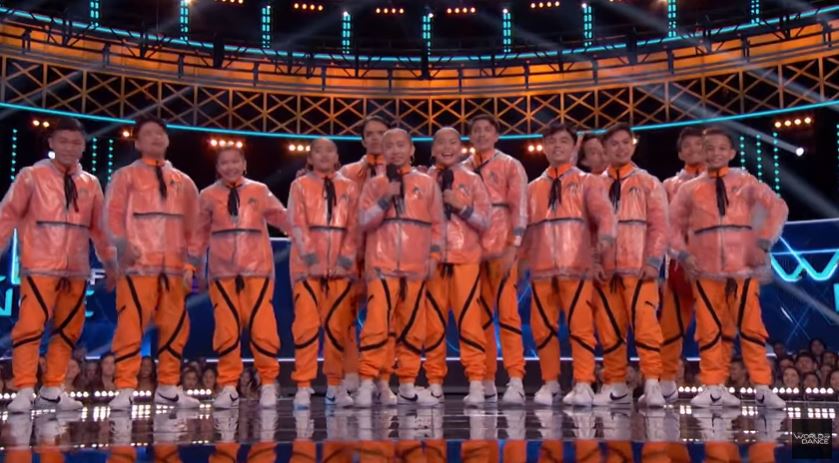 Vpeepz after their performance on World of Dance. Photo: Screenshot from the show’s YouTube channel.