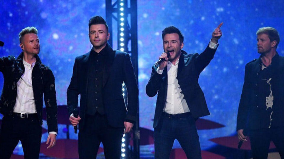 Irish quartet Westlife performing at National Television Awards in January. Photo: Instagram/@westlife