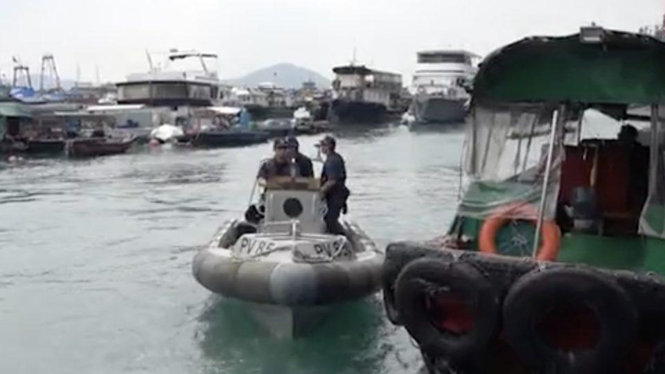 Screengrab via Apple Daily video.