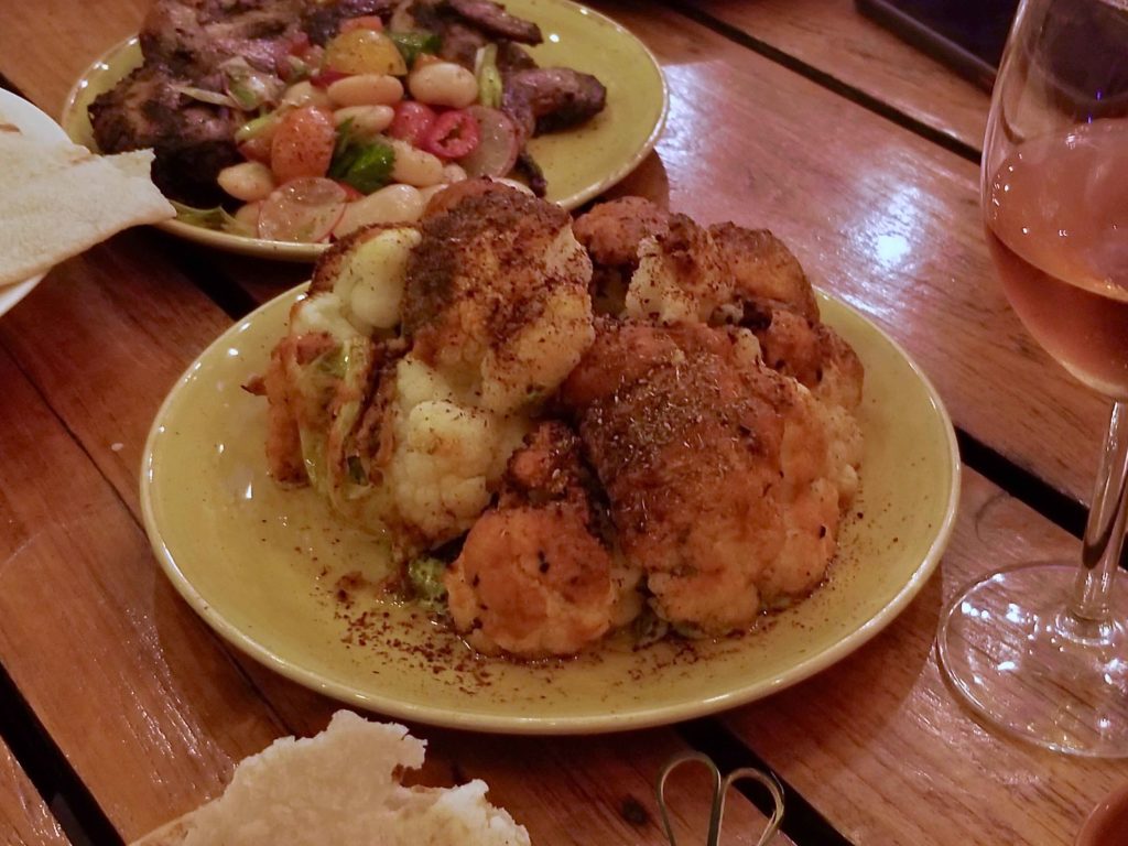 Maison Libanaise's roasted cauliflower. Photo by Vicky Wong.