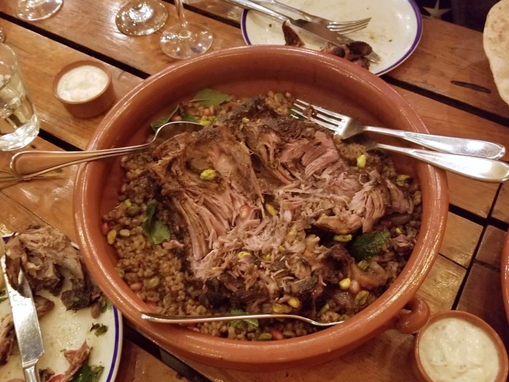 Maison Libanaise's Lamb Freekeh. Photo by Vicky Wong.