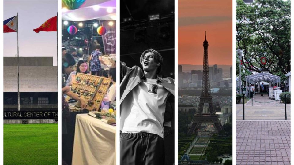 Image composite: Pixabay, Art in the Park, Cultural Center of the Philippines, BGC Art Mart, and Ruel/FB