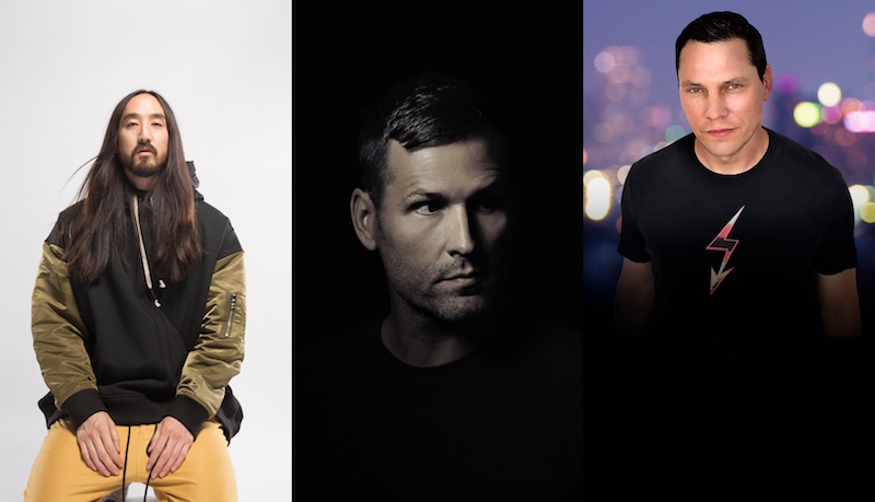 Steve Aoki, Kaskade, and Tiesto. Photos: Tao Group