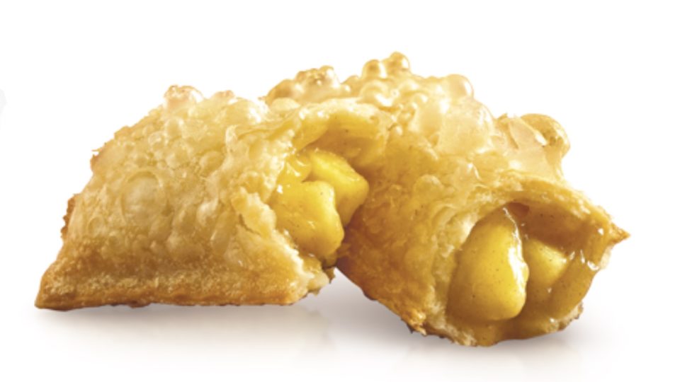 McDonald’s apple pie. Screenshot via McDonald’s.