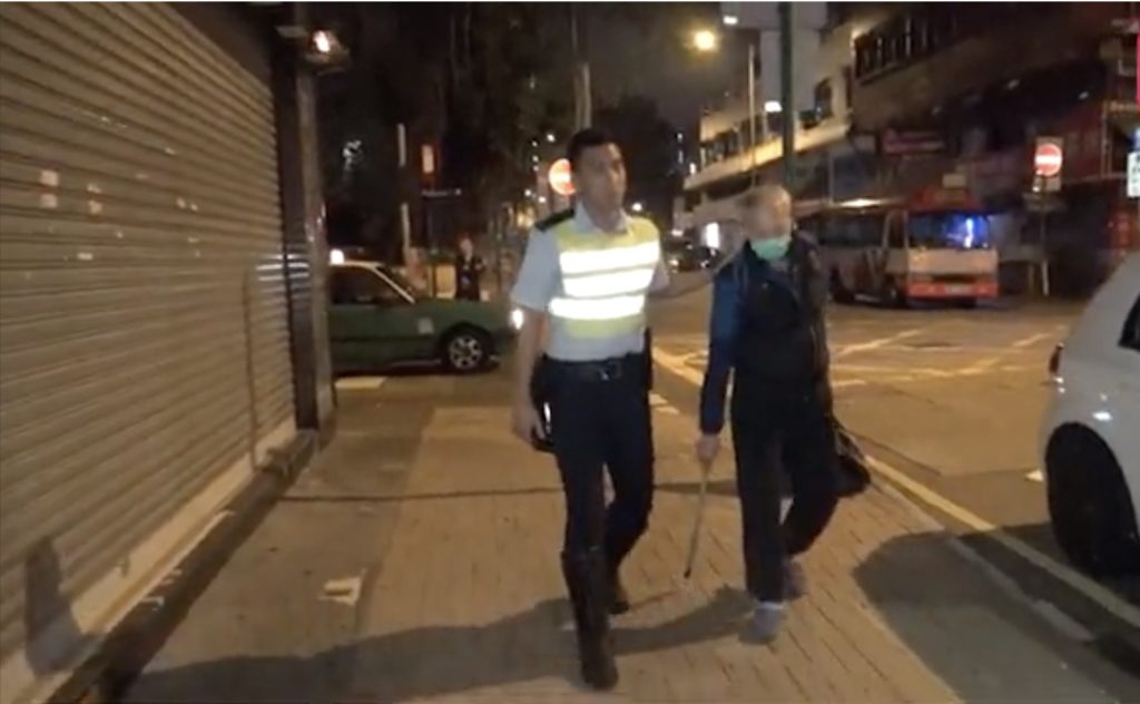 Screengrab via Apple Daily video.