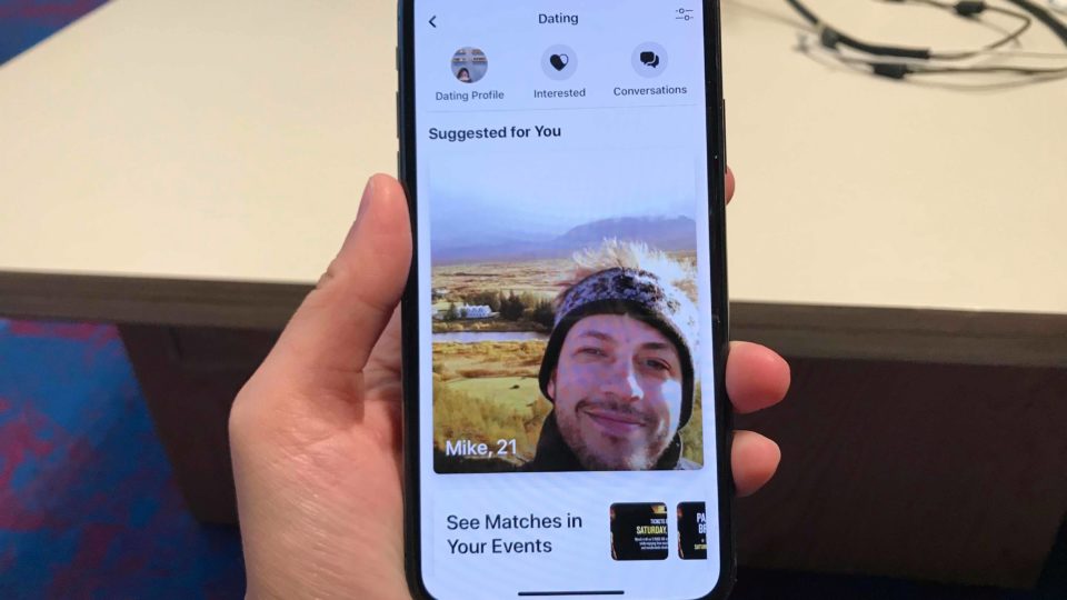 The new Facebook Dating feature. Photo: Kaka Corral/Coconuts Manila