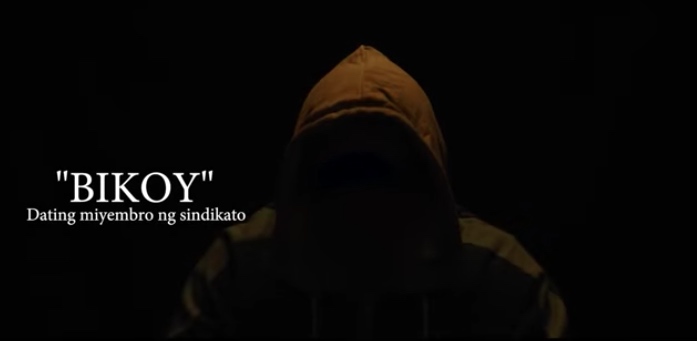 A hooded man named Bikoy is the person on the viral Ang Totoong Narco List videos who is accusing members of the Duterte family of benefitting from the drug trade. Photo: Screenshot from video