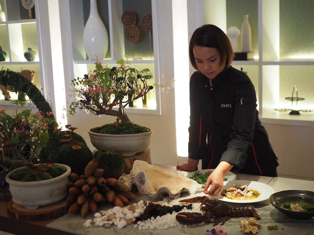 Chef Bee uses foraged and rare ingredients for her recipes at Paste. Photo: Paste Bangkok