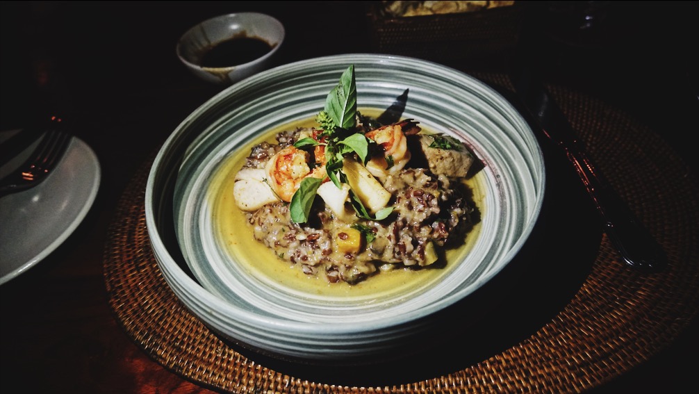 The seafood mushroom risotto. Photo: Coconuts Bali