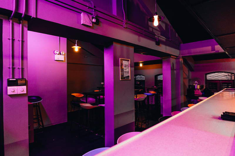 The second level bar. Photo: No Milk Bistro