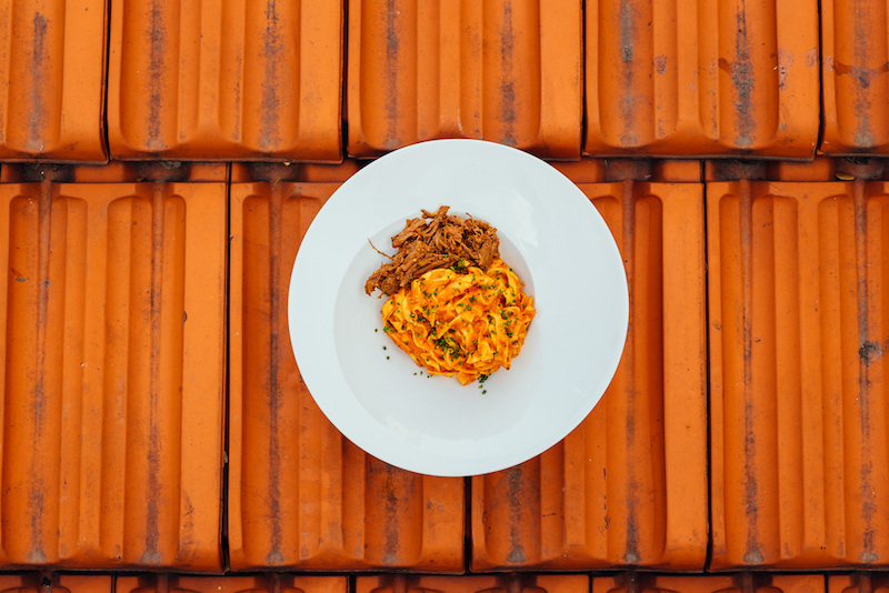 Beef rendang pasta. Photo: No Milk Bistro
